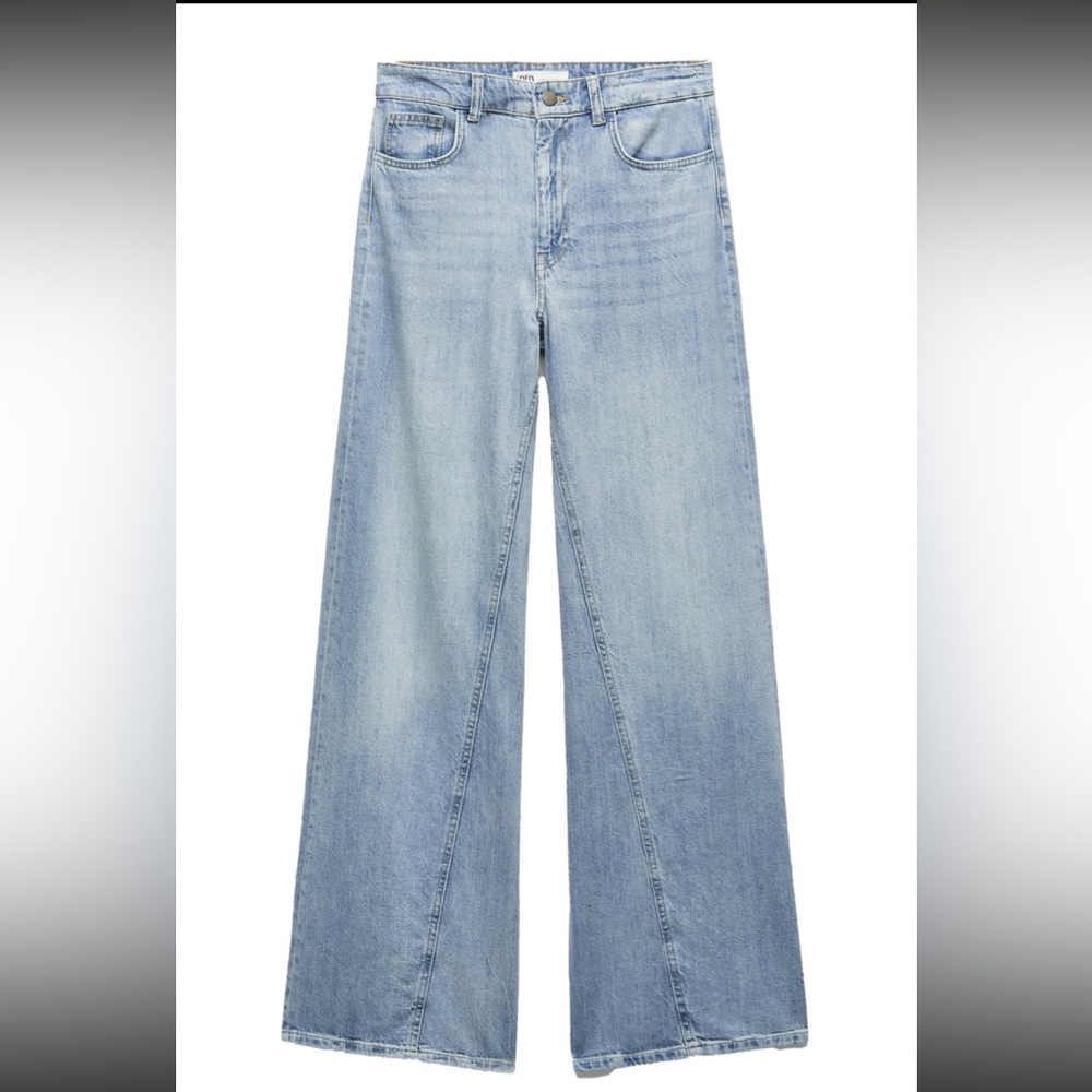 Zara Wide Leg Full Length Jeans